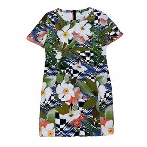 Stile Benetton Floral Print Dress sz M